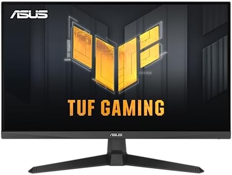 ASUS TUF Gaming VG27VH1B 27  Curved Monitor  1080P Full HD  165Hz  Supports 144Hz   Extreme Low Motion Blur  Adaptive sync  FreeSync Premium  1ms  Eye Care  HDMI D Sub  BLACK