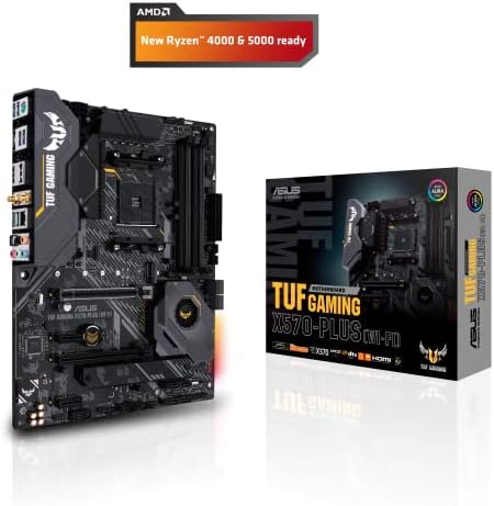 ASUS TUF Gaming X670E PLUS WiFi 6E Socket AM5  LGA 1718  Ryzen 7000 ATX Gaming Motherboard 16 Power Stages  PCIe  5 0  DDR5 Memory  Four M 2 Slots 2 5 Gb LAN USB 4  Aura RGB Lighting