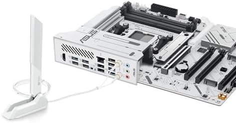 ASUS TUF Gaming X870 PLUS WiFi AMD AM5 X870 ATX Motherboard  16 2 1  80A SPS Power Stages  DDR5  PCIe 5 0 Ready  Four M 2 Slots  Wi Fi 7  2 5Gb LAN  HDMI  USB4  40Gbps  SATA 6 Gbps  USB 20Gbps Type C