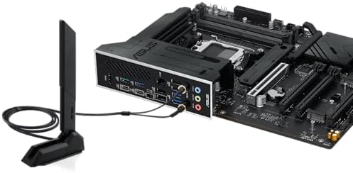 ASUS TUF Gaming X870 PLUS WiFi AMD AM5 X870 ATX Motherboard  16 2 1  80A SPS Power Stages  DDR5  PCIe 5 0 Ready  Four M 2 Slots  Wi Fi 7  2 5Gb LAN  HDMI  USB4  40Gbps  SATA 6 Gbps  USB 20Gbps Type C