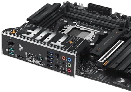 ASUS TUF Gaming X870 PLUS WiFi AMD AM5 X870 ATX Motherboard  16 2 1  80A SPS Power Stages  DDR5  PCIe 5 0 Ready  Four M 2 Slots  Wi Fi 7  2 5Gb LAN  HDMI  USB4  40Gbps  SATA 6 Gbps  USB 20Gbps Type C