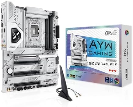 ASUS TUF Gaming Z890 PRO WiFi Z890 LGA 1851 ATX Motherboard  Intel  Core  Ultra Series 2 Ready  Advanced AI PC Ready  16 1 2 1 Stages  DDR5  PCIe  5 0  Thunderbolt 4 Type C  4X M 2  Wi Fi 7  2 5Gb
