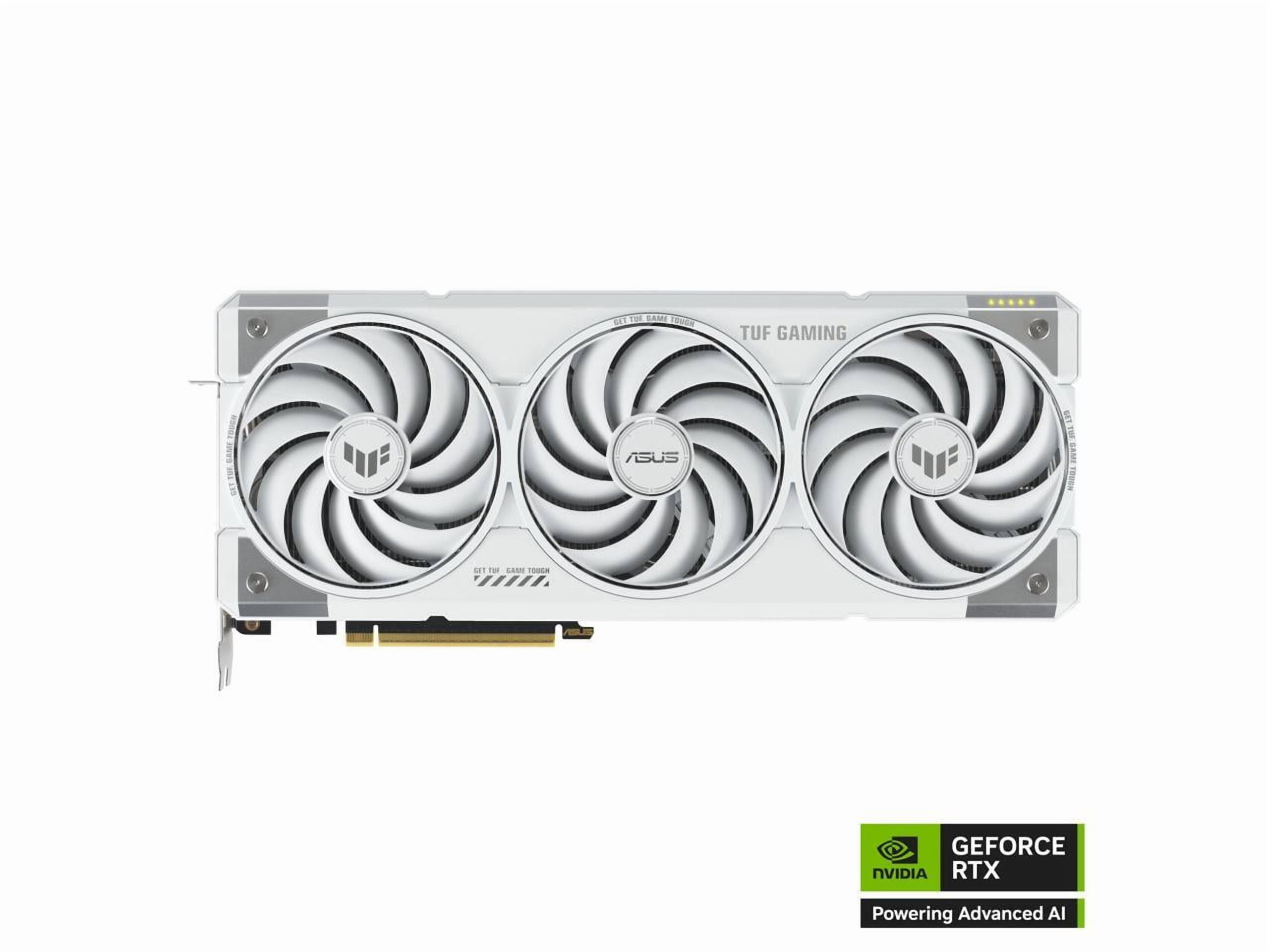 ASUS TUF Gaming white GeForce RTX 5070 Ti OC Edition 16GB GDDR7 TUF RTX5070TI O16G WHITE GAMING PCI Express 5 0 DLSS 4 0 Graphics Card