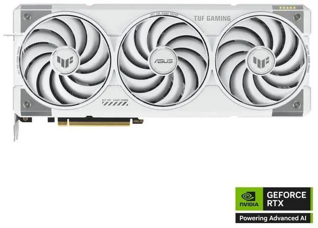 ASUS TUF Gaming white GeForce RTX 5070 Ti OC Edition 16GB GDDR7 TUF RTX5070TI O16G WHITE GAMING PCI Express 5 0 DLSS 4 0 Graphics Card