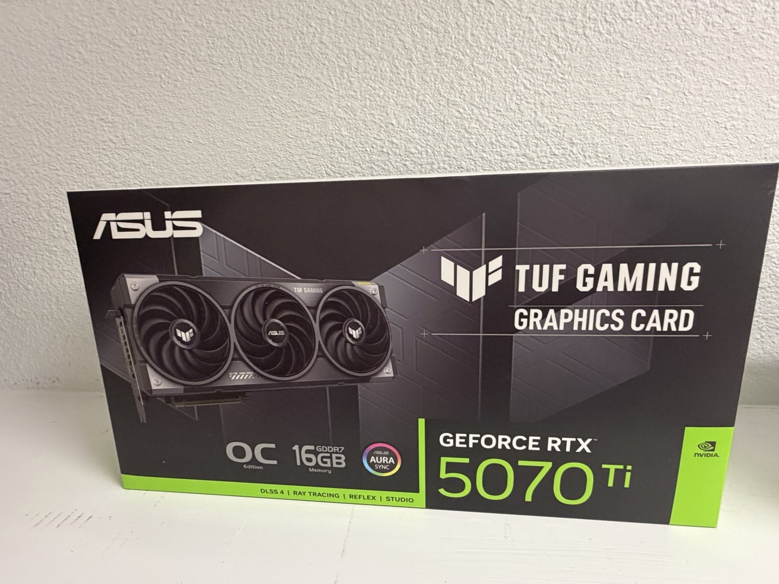 ASUS TUF GeForce RTX 5070 Ti 16GB GDDR7 OC Edition Graphics Card New  FREE SHIP