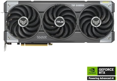 ASUS TUF GeForce RTX  5070 12GB GDDR7 OC Edition Graphics Card  NVIDIA  Desktop  PCIe  5 0  HDMI /DP 2 1  3 125 Slot  Military Grade Components  Protective PCB Coating  Axial tech Fans 