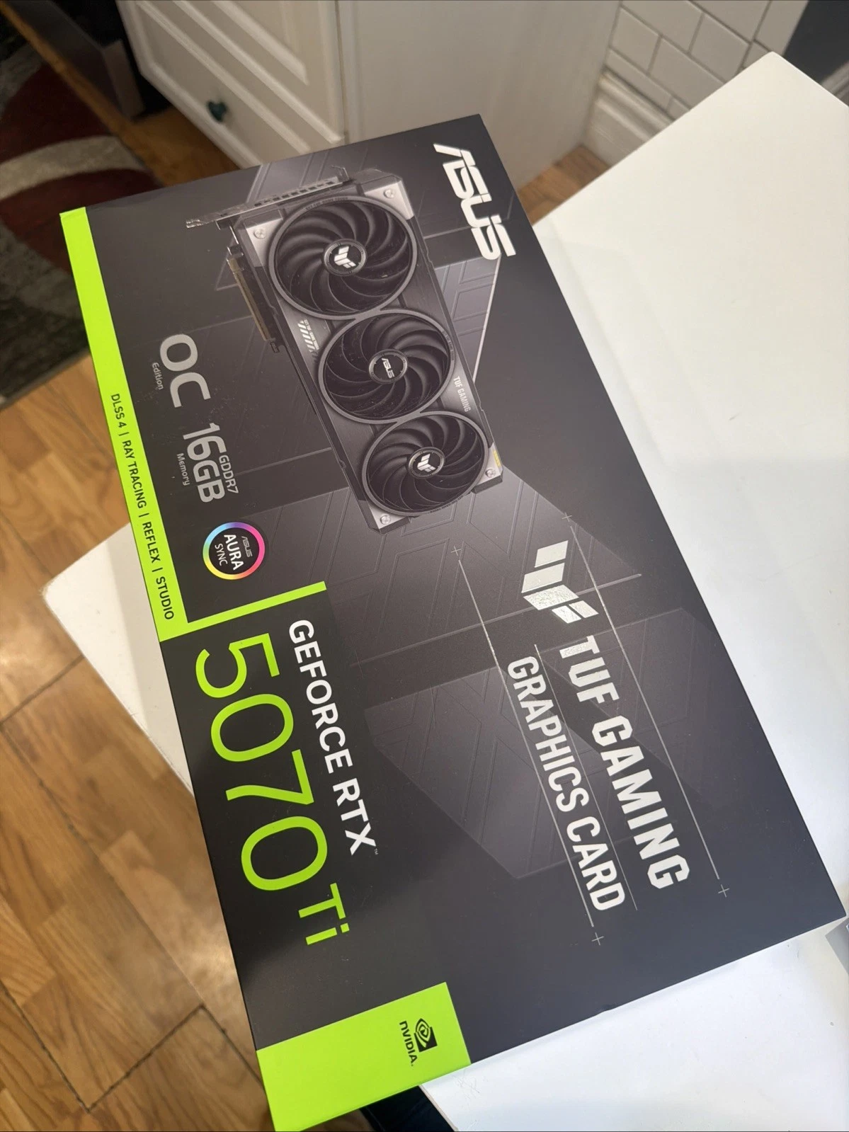 ASUS TUF GeForce RTX  5070 Ti 16GB GDDR7 OC Edition Graphics Card  NVIDIA  Deskt