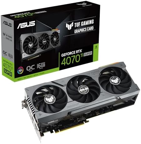 ASUS TUF GeForce RTX  5070 Ti 16GB GDDR7 White OC Edition Graphics Card  NVIDIA  Desktop  PCIe  5 0  HDMI /DP 2 1  3 125 Slot  Military Grade Components  Protective PCB Coating  Axial tech Fans 
