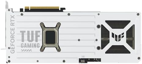 ASUS TUF GeForce RTX  5070 Ti 16GB GDDR7 White OC Edition Graphics Card  NVIDIA  Desktop  PCIe  5 0  HDMI /DP 2 1  3 125 Slot  Military Grade Components  Protective PCB Coating  Axial tech Fans 