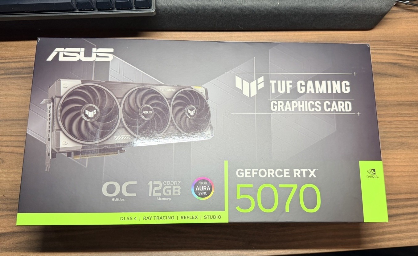 ASUS TUF GeForce RTX 5070 12GB GDDR7 OC Video Graphics Card