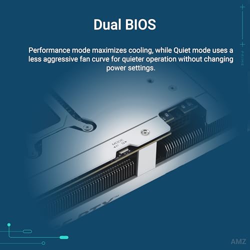 ASUS The SFF Ready Prime GeForce RTX  5070 12GB GDDR7 White OC Edition Graphics Card  PCIe  5 0  12GB GDDR7  HDMI /DP 2 1  2 5 Slot  Axial tech Fans  Dual BIOS 