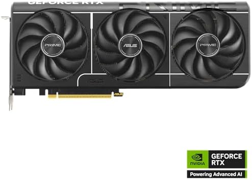 ASUS La tarjeta gráfica Prime GeForce RTX™ 5070 de 12 GB GDDR7 lista para SFF (PCIe® 5.0, 12 GB GDDR7, HDMI®/DP 2.1, 2.5 ranuras, ventiladores de tecnología axial, BIOS dual)