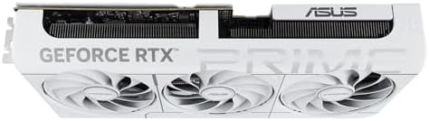 ASUS The SFF Ready Prime GeForce RTX  5070 12GB GDDR7 White OC Edition Graphics Card  PCIe  5 0  12GB GDDR7  HDMI /DP 2 1  2 5 Slot  Axial tech Fans  Dual BIOS 