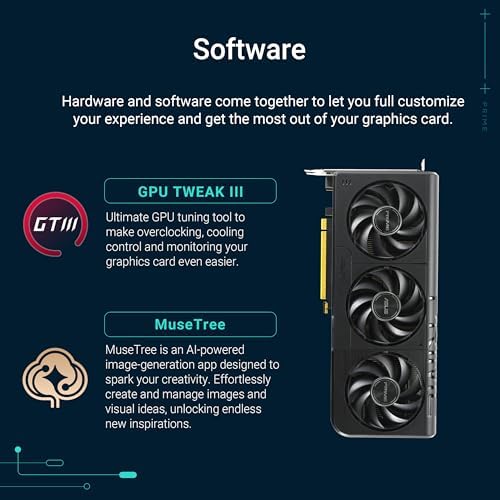 ASUS The SFF Ready Prime GeForce RTX  5050 8GB GDDR6 OC Edition Graphics Card  PCIe  5 0  8GB GDDR6  HDMI /DP 2 1  2 5 Slot  Axial tech Fans  Dual BIOS 