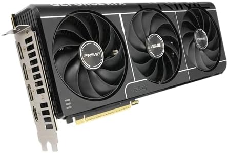 ASUS The SFF Ready Prime GeForce RTX  5080 OC Edition 16GB GDDR7 Graphics Card  PCIe  5 0  16GB GDDR7  HDMI /DP 2 1  2 5 Slot  Axial tech Fans  Vapor Chamber  Dual BIOS 