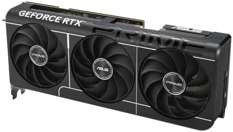 ASUS The SFF Ready Prime GeForce RTX  5080 OC Edition 16GB GDDR7 Graphics Card  PCIe  5 0  16GB GDDR7  HDMI /DP 2 1  2 5 Slot  Axial tech Fans  Vapor Chamber  Dual BIOS 