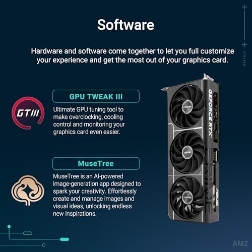 ASUS The SFF Ready Prime GeForce RTX  5060 Ti 16GB GDDR7 Graphics Card  PCIe  5 0  16GB GDDR7  HDMI /DP 2 1  2 5 Slot  Axial tech Fans  Dual BIOS 