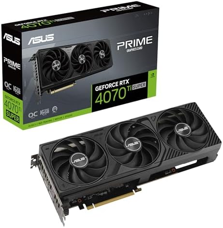 ASUS The SFF Ready Prime GeForce RTX  5070 Ti 16GB GDDR7 Graphics Card  PCIe  5 0  16GB GDDR7  HDMI /DP 2 1  2 5 Slot  Axial tech Fans  Dual BIOS 