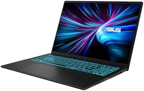 ASUS V16 16 WUXGA 144Hz Gaming Laptop  Intel  Core  7 240H  RTX  5070  16GB DDR5 RAM  1TB SSD  V3607VP DS74  Matte Black
