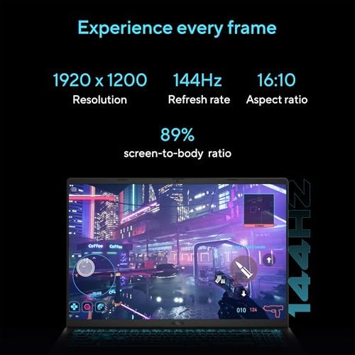 ASUS V16 Gaming Laptop  16  WUXGA 144Hz Display  Intel Core 7 Processor 240H  NVIDIA GeForce RTX 5060  32GB Memory  1TB Storage  Windows 11  Matte Black  V3607VM DS79