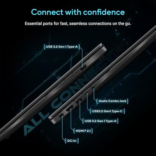 ASUS V16 Gaming Laptop  16  WUXGA 144Hz Display  Intel Core 7 Processor 240H  NVIDIA GeForce RTX 5060  32GB Memory  1TB Storage  Windows 11  Matte Black  V3607VM DS79