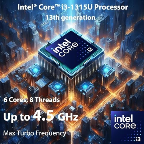 ASUS VivoBook Laptop 2026 Edition   Intel 13th Gen 6 Core Processor Up to 4 5GHz  Beat i7 1195G7    16GB RAM   256GB PCIe SSD   14 FHD Display   Bluetooth   HDMI   Thin & Light   Win 11 w/o Mouse
