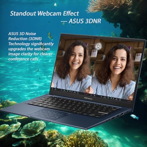 ASUS VivoBook Laptop 2026 Edition   Intel 13th Gen 6 Core Processor Up to 4 5GHz  Beat i7 1195G7    16GB RAM   256GB PCIe SSD   14 FHD Display   Bluetooth   HDMI   Thin & Light   Win 11 w/o Mouse