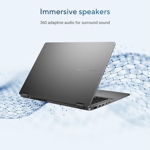 ASUS Vivobook 14 Flip Laptop Copilot  PC  14  OLED WUXGA 60Hz Touch Display  Intel  Core  Ultra 5 226V  Intel  Arc  Graphics  16GB Memory  512GB Storage  Windows 11  Matte Gray  TP3407SA ES54T
