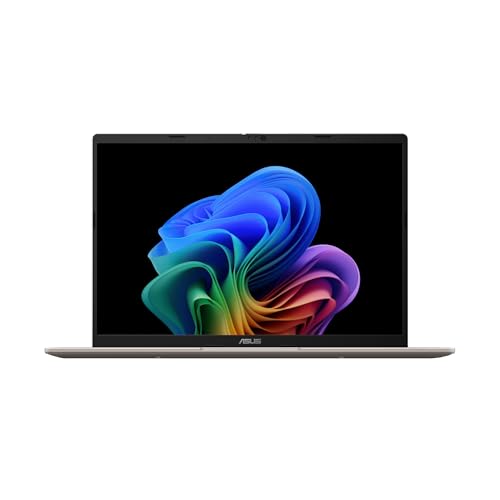 ASUS Vivobook 14 Laptop  Copilot  PC  14  WUXGA 60Hz Display  AMD Ryzen AI 7 350 with XDNA NPU  AMD Radeon Graphics  16GB RAM  512GB SSD  Platinum Gold  M1407KA PS74