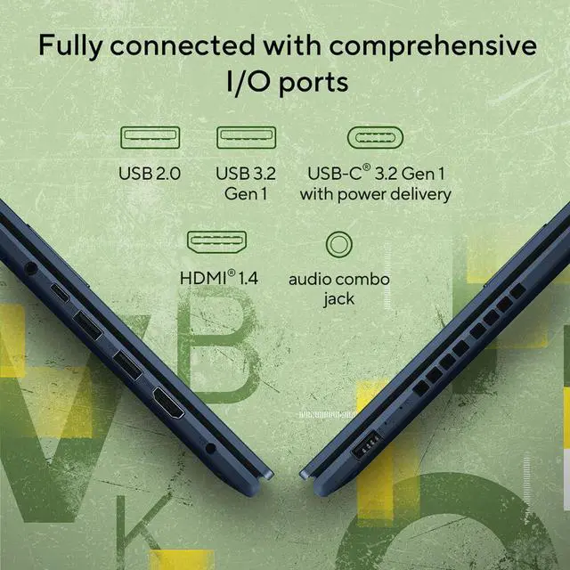 ASUS Vivobook 15 Laptop AMD Ryzen 5 7430U 16GB RAM   512GB SSD   Windows 11 Home  M1502YA BS51 