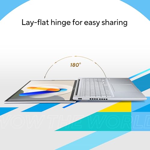 ASUS Portátil Vivobook 16, pantalla WUXGA 60Hz de 16 pulgadas, Intel Core i5-13420H, gráficos Intel Iris X, memoria de 16 GB, almacenamiento de 512 GB, Windows 11, Cool Silver, F1605VA-ES56