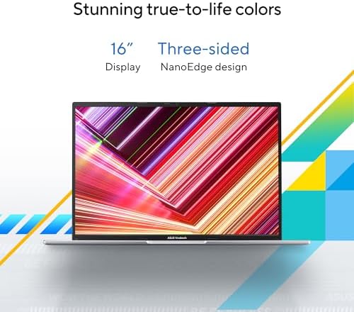 ASUS Vivobook 16 Laptop  16 WUXGA 60Hz Display  Intel Core i5 13420H  Iris X  Graphics  16GB Memory  512GB Storage  Windows 11  Cool Silver  F1605VA ES56