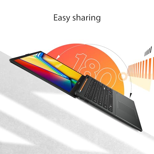 ASUS Vivobook Go - Laptop FHD Slim de 15.6 pulgadas, procesador AMD Ryzen 3 7320U Quad Core, 8 GB DDR5 RAM, 128 GB SSD, Windows 11 Home, carga rápida, pantalla de cámara web, durabilidad de grado