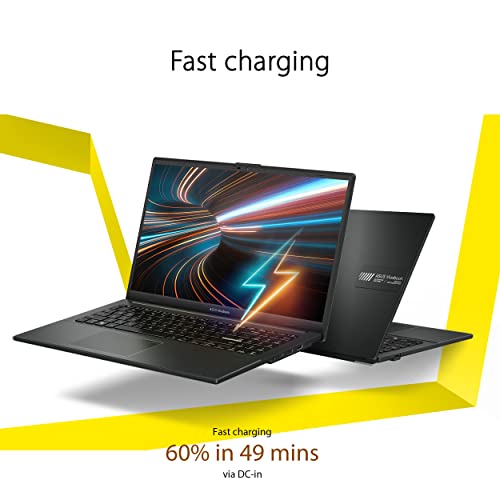 ASUS Vivobook Go - Laptop FHD Slim de 15.6 pulgadas, procesador AMD Ryzen 3 7320U Quad Core, 8 GB DDR5 RAM, 128 GB SSD, Windows 11 Home, carga rápida, pantalla de cámara web, durabilidad de grado
