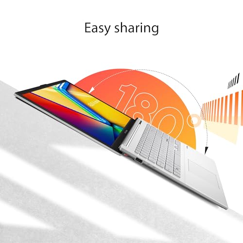 ASUS Vivobook Go 15 6 Slim Laptop AMD Ryzen 5 7520U 8GB 512GB Windows 11 Home Cool Silver Military Grade Durability Fast Charging Webcam Shield E1504FA AS54