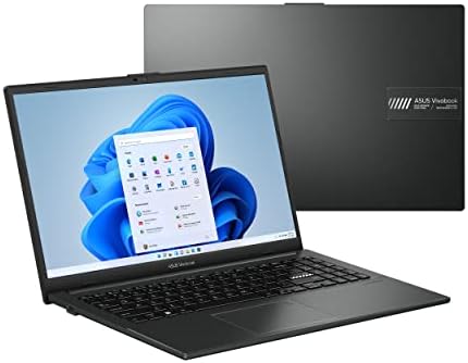 ASUS Vivobook Go - Portátil delgado de 15.6 pulgadas, AMD Ryzen 5 7520U, 8 GB, 512 GB, Windows 11 Home, plata fría, durabilidad de grado militar, carga rápida, escudo de cámara web, E1504FA-AS54