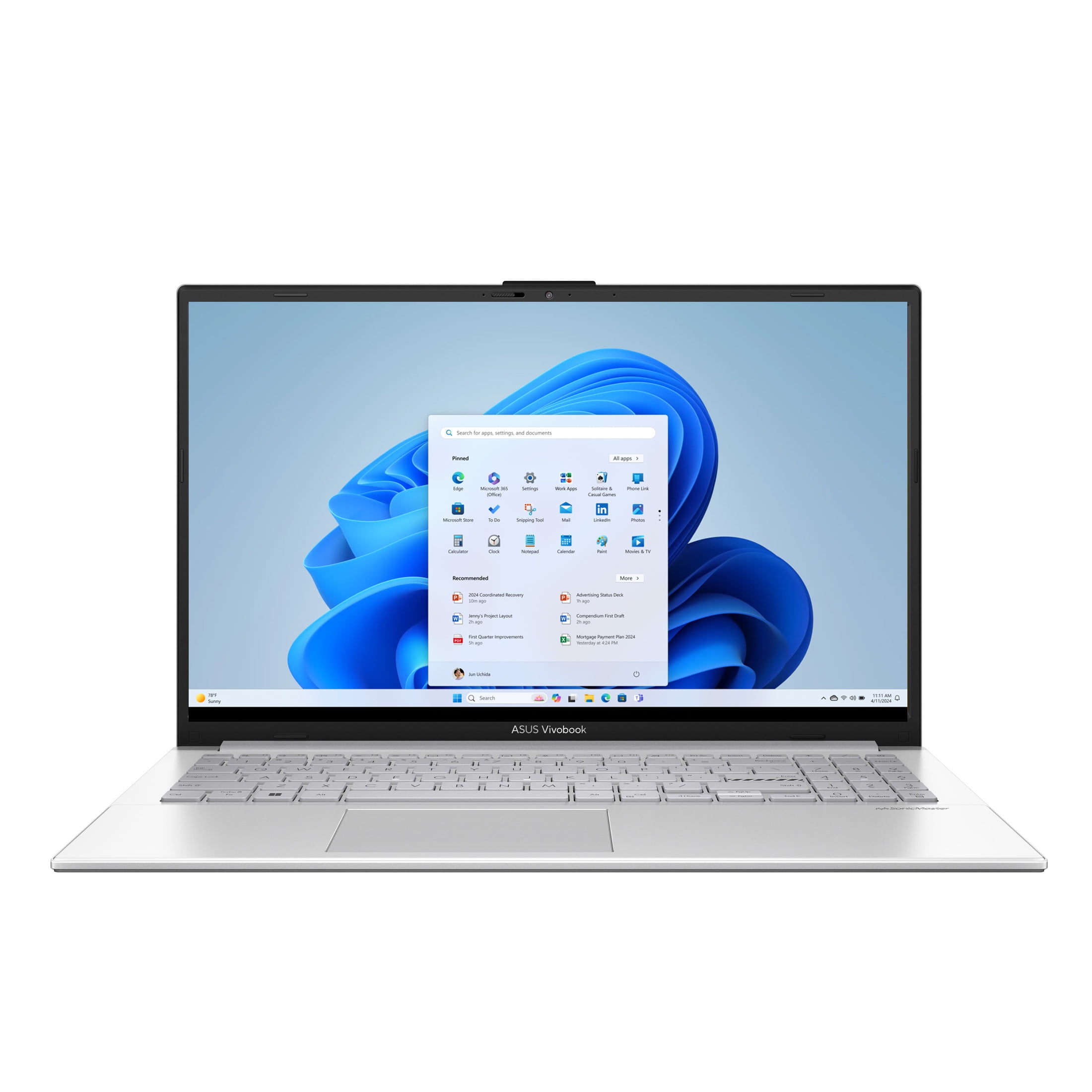 ASUS Vivobook Go 15 6  FHD Laptop with Intel i3 N305  Intel UHD Graphics  8GB RAM  256GB UFS  Cool Silver