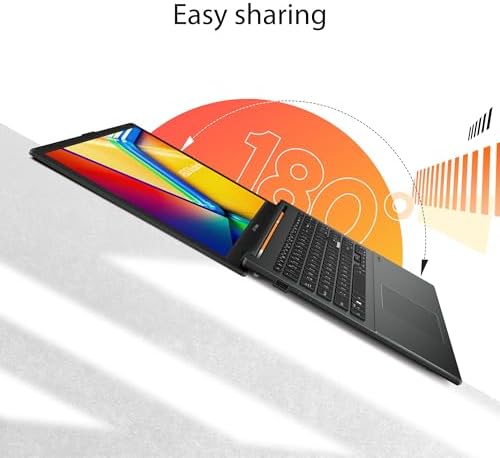 ASUS Vivobook Go 15 6  FHD Slim Laptop  AMD Ryzen 3 7320U Quad Core Processor  8GB DDR5 RAM  256GB SSD  Windows 11 Home  Fast Charging  Webcam Shield  Military Grade Durability  Black  E1504FA AB34