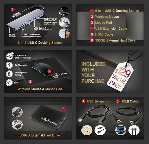 ASUS Vivobook Laptop 2025 Ultra Portable Business Computer  14 FHD Display  16GB RAM  1TB Storage  512GB SSD   500GB Ext   6 Core Intel i3 1315U  MarxsolAccessory  Win 11 Pro  Lifetime Office 2024