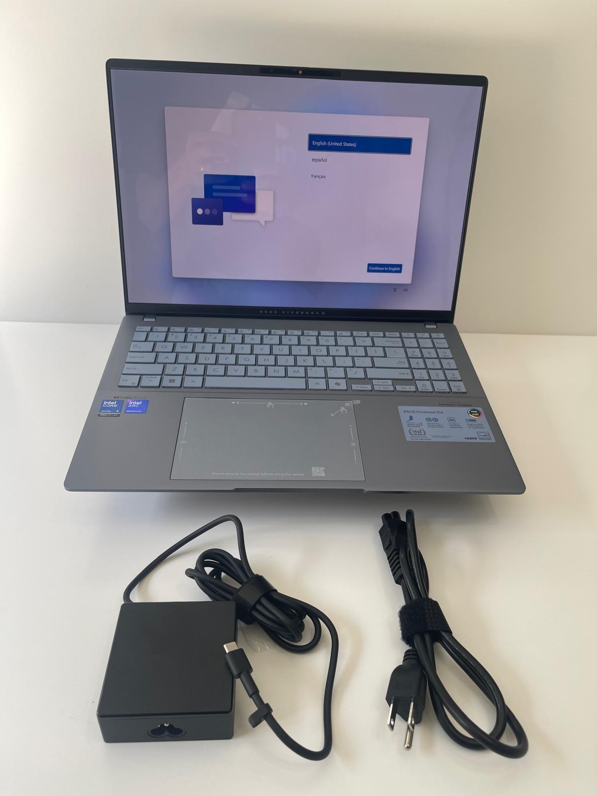 ASUS Vivobook S16 16" OLED Laptop   Intel Core Ultra 9  32GB RAM  1TB SSD  Win11