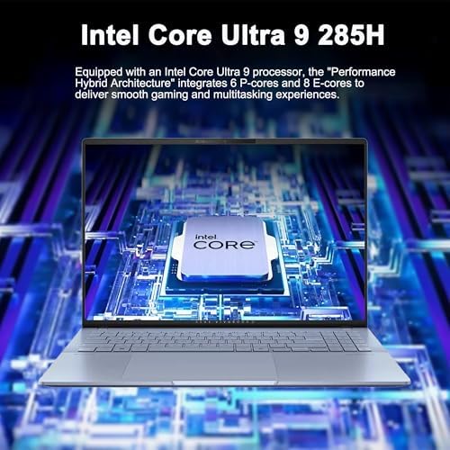 ASUS Vivobook S16 AI PC Laptop 16 2 8k OLED 120Hz  600nits HDR  100  DCI P3  Intel 16 core Ultra 9 285H 32GB DDR5 2TB SSD Backlit for Creator Business Professional Work Win11 ICP Hub w/Copilot  AI