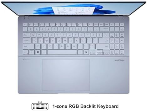 ASUS Vivobook S16 AI PC Laptop 16 2 8k OLED 120Hz  600nits HDR  100  DCI P3  Intel 16 core Ultra 9 285H 32GB DDR5 2TB SSD Backlit for Creator Business Professional Work Win11 ICP Hub w/Copilot  AI
