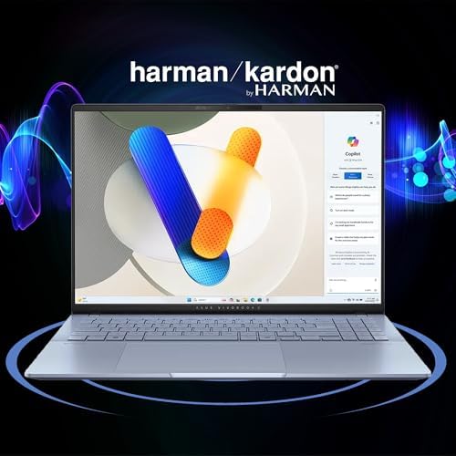 ASUS Vivobook S16 AI PC Laptop 16 2 8k OLED 120Hz  600nits HDR  100  DCI P3  Intel 16 core Ultra 9 285H 32GB DDR5 2TB SSD Backlit for Creator Business Professional Work Win11 ICP Hub w/Copilot  AI