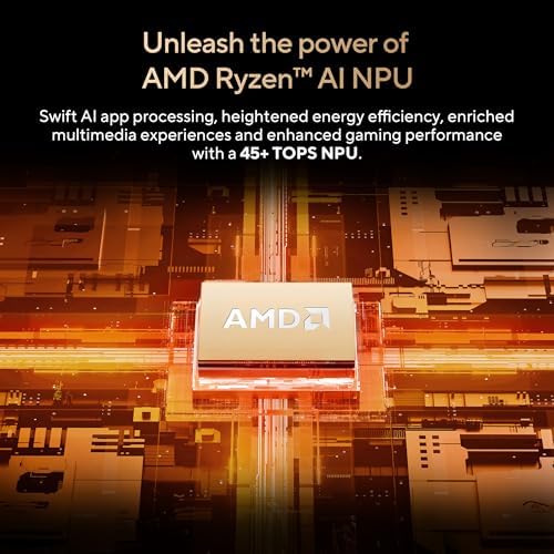 ASUS Vivobook S 14 OLED Slim Laptop, AMD Ryzen AI 9 365 (10 núcleos), 24 GB, SSD de 1 TB, teclado RGB personalizable, plata fría, M5406WA-AH94