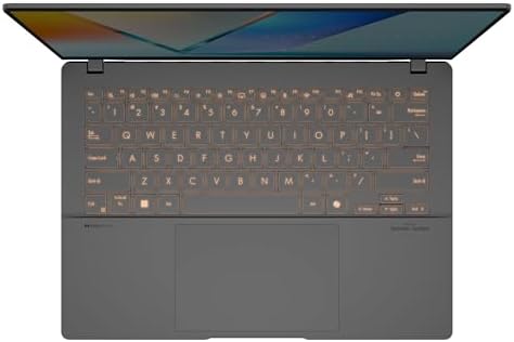 ASUS Vivobook S 14 OLED Slim Laptop, AMD Ryzen AI 9 365 (10 núcleos), 24 GB, SSD de 1 TB, teclado RGB personalizable, plata fría, M5406WA-AH94