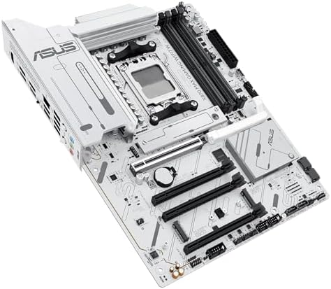ASUS X870 MAX GAMING WIFI7 W AMD AM5 ATX Motherboard  8 layer White PCB  12 2 1 80A DrMOS  DDR5  PCIe 5 0 x16 Q Release  3x M 2  Wi Fi 7 Q Antenna  USB4  Type C   2 5Gb LAN  BIOS FlashBack   Aura Sync