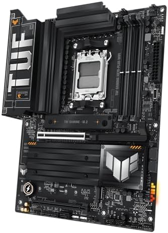 ASUS X870 MAX GAMING WIFI7 W AMD AM5 ATX Motherboard  8 layer White PCB  12 2 1 80A DrMOS  DDR5  PCIe 5 0 x16 Q Release  3x M 2  Wi Fi 7 Q Antenna  USB4  Type C   2 5Gb LAN  BIOS FlashBack   Aura Sync