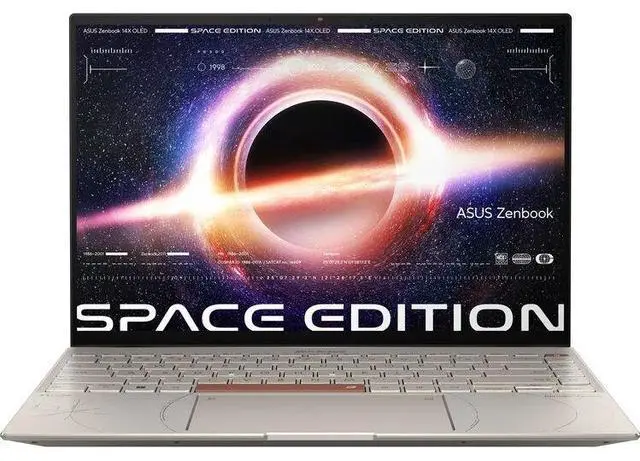 ASUS Zenbook 14X 14" OLED Touchscreen Intel Core i9 12900H 2 50 GHz up to 5 00 GHz 32GB RAM 1TB NVMe SSD Intel Iris Xe Graphics Windows 11 Pro Laptop  Zero G Titanium   UX5401ZAS XS99T