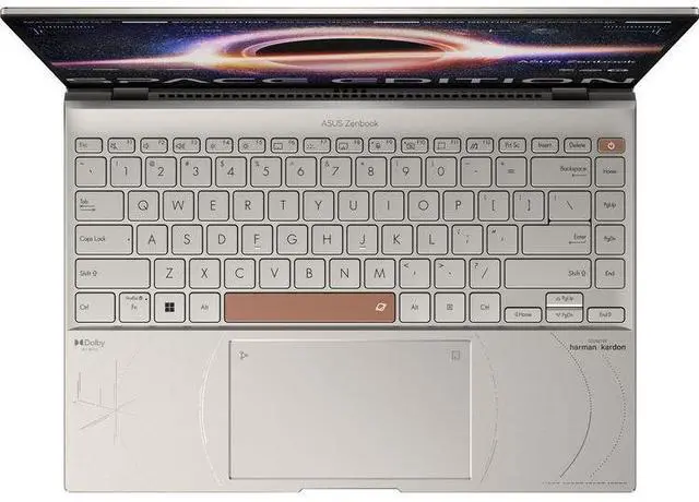 ASUS Zenbook 14X 14" OLED Touchscreen Intel Core i9 12900H 2 50 GHz up to 5 00 GHz 32GB RAM 1TB NVMe SSD Intel Iris Xe Graphics Windows 11 Pro Laptop  Zero G Titanium   UX5401ZAS XS99T