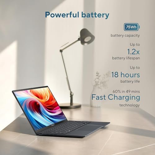 ASUS Zenbook 14 AI PC OLED Touchscreen Laptop  Intel Ultra 9 285H  32GB DDR5  1TB SSD  14 FHD   16 Core  > i9 13900H   Backlit  2x Thunderbolt 4  Wi Fi 7  18 Hr Battery  IR Webcam  Win 11 Pro  UX3405